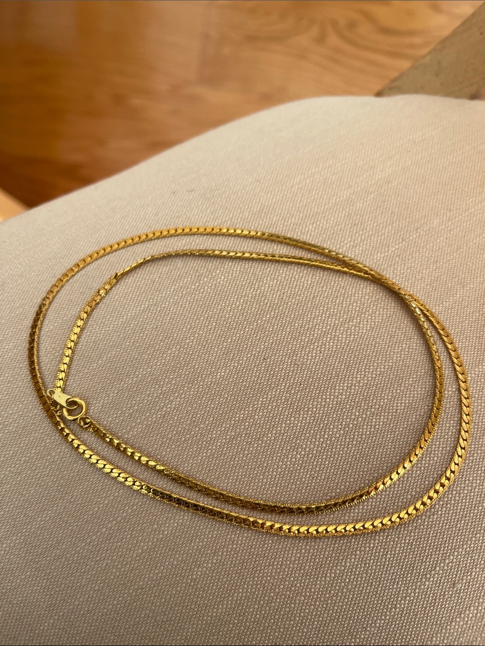 Long Gold Chain Necklace